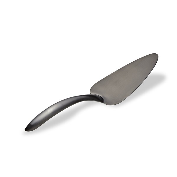 Bon Chef Ez Use Banquet Pastry Server W/Hollow Cool Handle 10-1/4" - Black Matte 9465BM - main